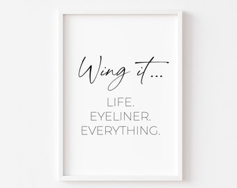 Eyeliner Quotes Etsy