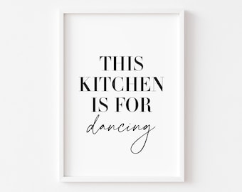 Kitchen Print | Kitchen Prints | Kitchen Wall Art | Funny Kitchen Print | Food Prints | Kitchen Decor | Home Prints | Typography Print