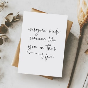 Carte de soutien | Carte d’encouragement | Carte de vœux du meilleur ami | Carte de positivité | Carte pour ami | Carte de gratitude