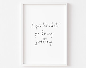 Lustiges Schlafzimmer Druck | Make Up Druck | Ankleidezimmer Poster | Schmuck Druck | Schlafzimmer Wandkunst | Schlafzimmer Dekor | Schlafzimmer Poster | Plakat
