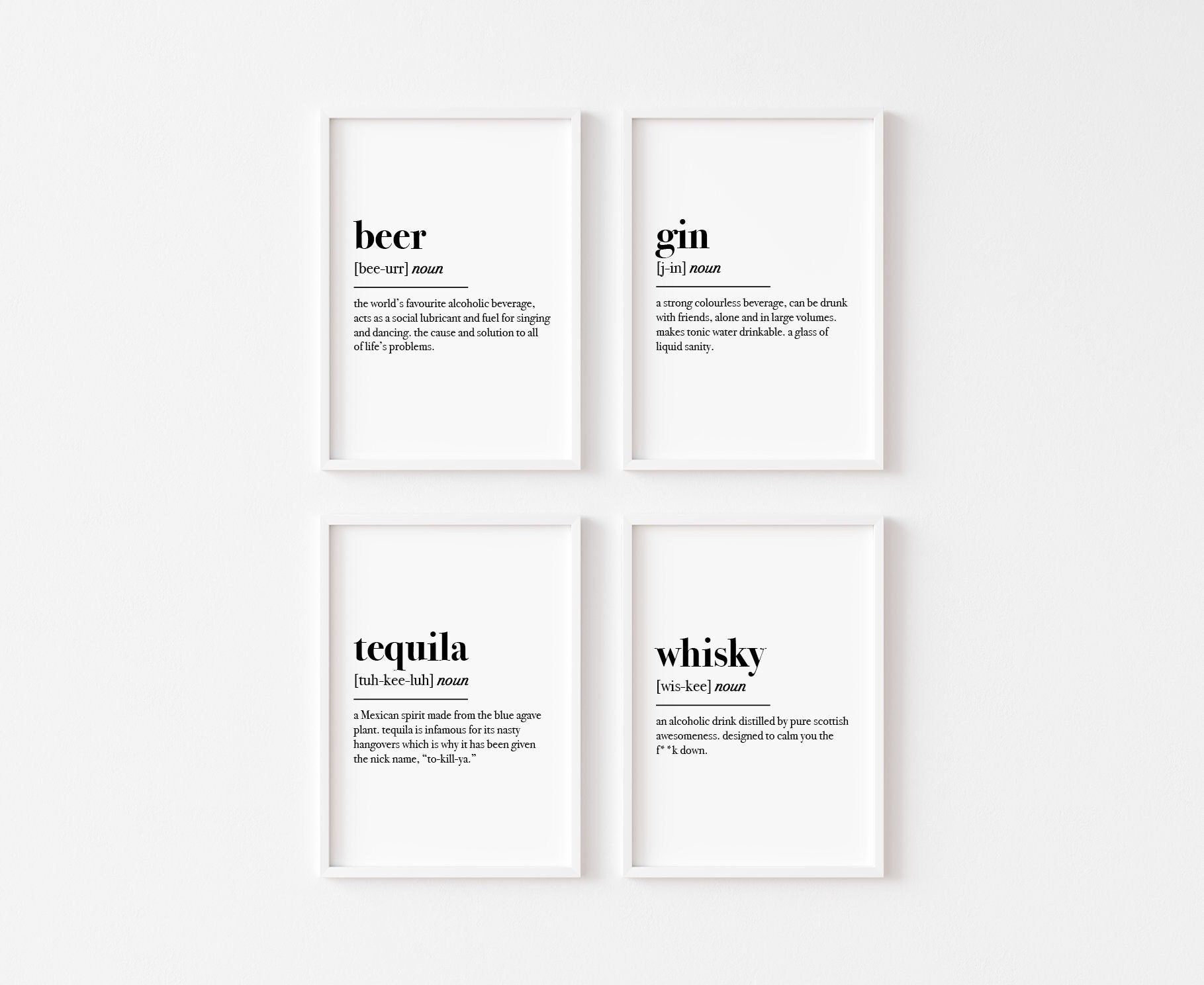 Kitchen Prints Set of 4 Alcohol Definition Prints Whisky - Etsy Hong Kong Kitchen Prints Set of 4 Alcohol Definition Prints Whisky - Etsy Hong Kong