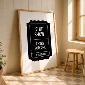 Ingang muurkunstafdruk | Gangdecoratie | Minimalistische typografieposter | Citaatafdruk entree | Neutrale entreeprint | Neutrale woondecoratie afbeelding 5