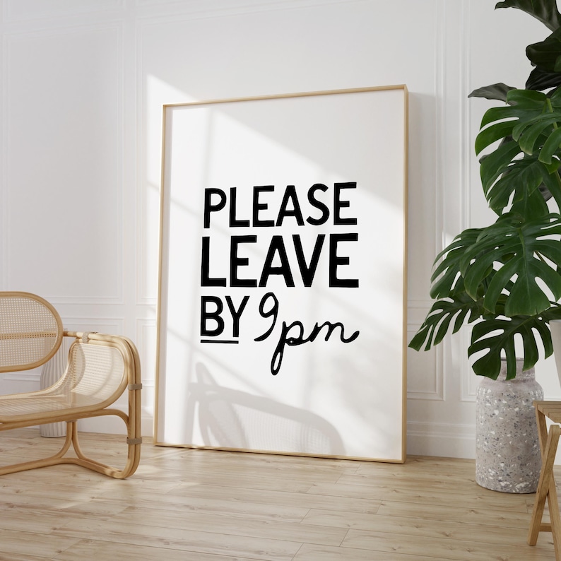 Ingang muurkunstafdruk | Gangdecoratie | Minimalistische typografieposter | Citaatafdruk entree | Neutrale entreeprint | Neutrale woondecoratie afbeelding 10