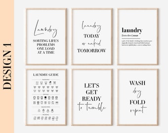 Laundry Prints | Utility Room Print | Home Print | Funny Laundry Print | Home Prints | Home Wall Art | Kitchen Prints | Home Trend