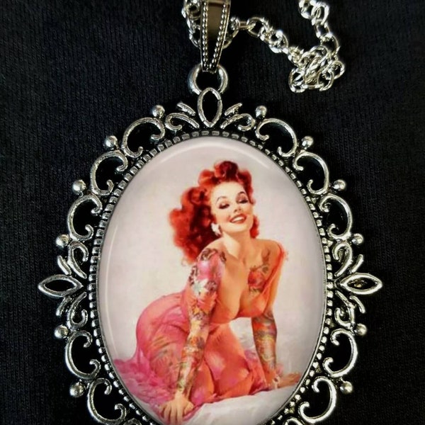 Pin up Girl Earrings Etsy