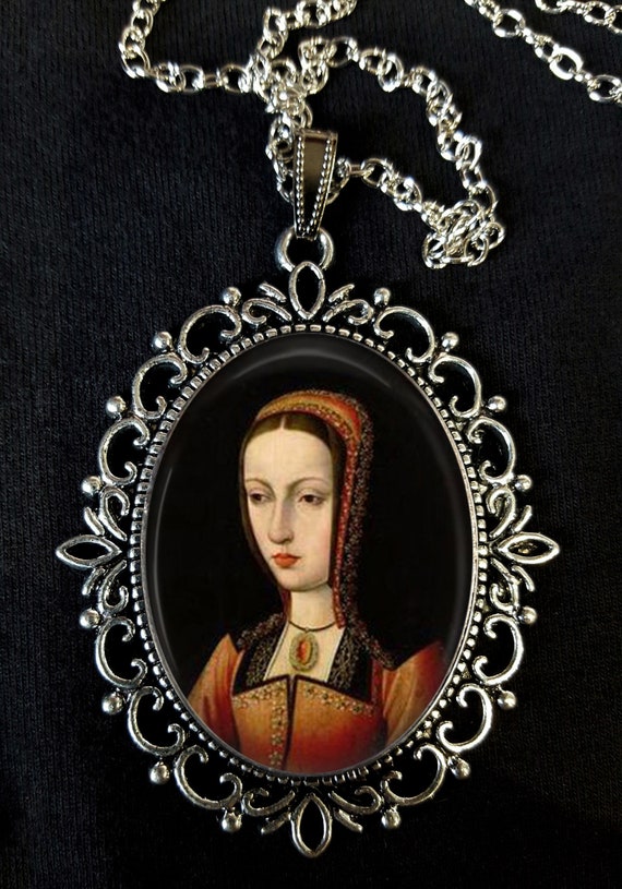 Juana I Reina de Castilla Gran Colgante de Antiguo - Etsy México