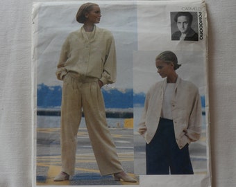 Jacket and Pants Pattern, Vogue 1644, American Designer by Kathryn Brenne, Size: 6-8-10-12-14
