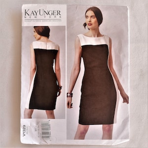Schnittmuster, Vogue 1329, Kay Unger, amerikanische Designerin, französische Größe 38 (10)