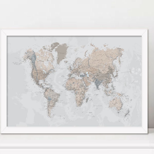 Printable world map Push Pin World Map Digital File, Canvas World Map Wall Art, World Map Canvas, Push Pin Travel Map