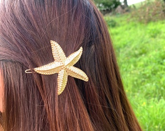 Femmes Étoile De Mer Perle Coiffure crastal épingle à cheveux BB Pince à Cheveux Fille Cheveux Accessoire