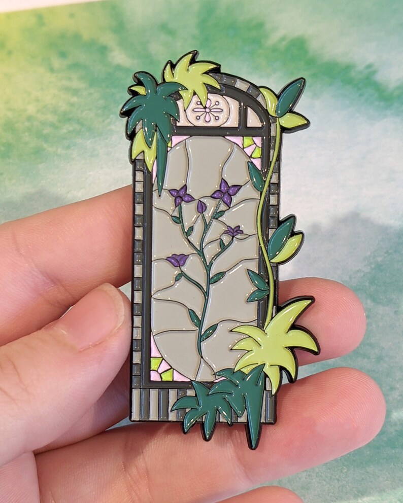 Cute Badge Pin Collection Lapel Pin Bag Pin Stained Glass Window #4 Enamel Pin Soft Enamel Pin Brooch