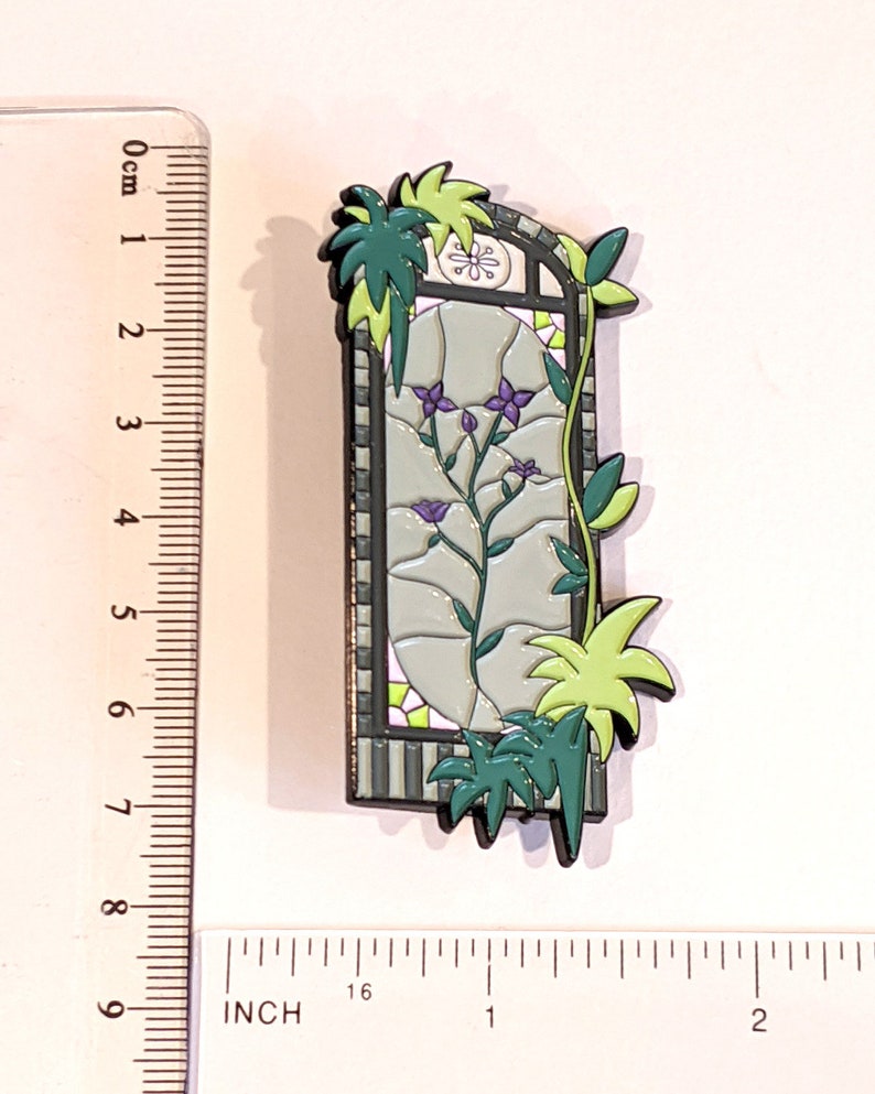 Cute Badge Pin Collection Lapel Pin Bag Pin Stained Glass Window #4 Enamel Pin Soft Enamel Pin Brooch