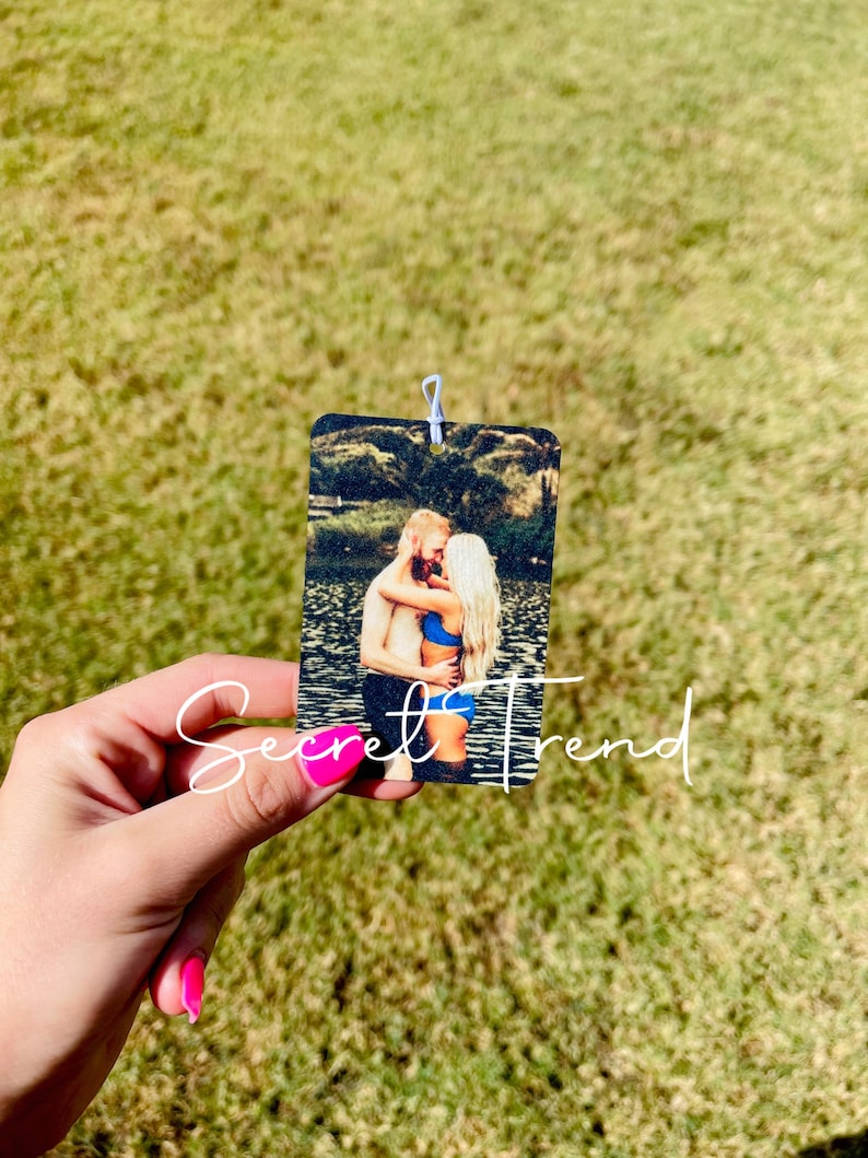 Picture Air Freshener Car Scent Custom Car Freshie Etsy