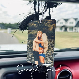 Custom Air Freshener Valentines Day Gift Personalized for Him or Her image 1