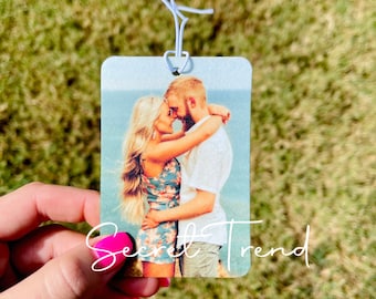 Custom Air Freshener • Gift for Him • Boyfriend Christmas Gift • Personalized Car Accessories •  Picture Gift for Men • FAST SHIPPING