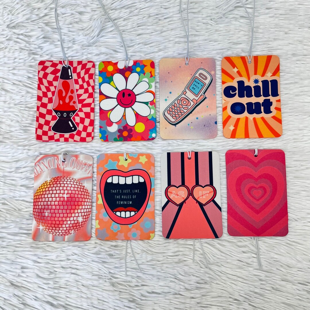 Y2K Air Freshener Car Scent 2000s Style Car Freshie Retro Car