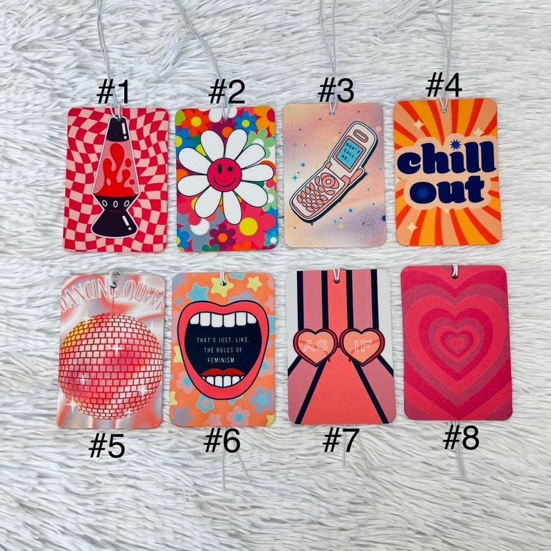 Y2K Air Freshener Car Scent 2000s Style Car Freshie Etsy