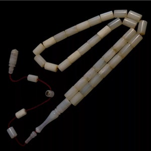 Tesbih Miskevi Hamur Tavla Pulu Rosary Misbaha old Bakelite Catalin Faruk Yağmur