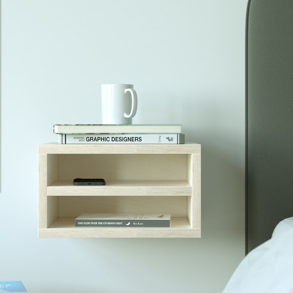 Floating Bedside Table Etsy UK
