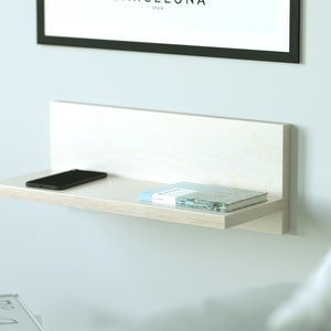 Floating Bedside Table | Wall Mounted Nightstand in Modern Style