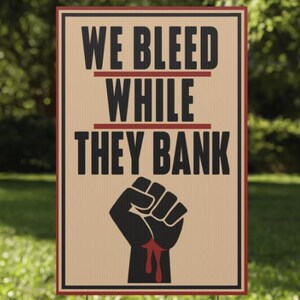 Outdoor Yard Sign Political Sign