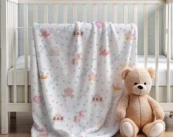 Personalized Custom Blanket Baby Girl Blanket Name Blanket Baby Blanket Gift Kids Blanket Personalized Gift Custom Gift