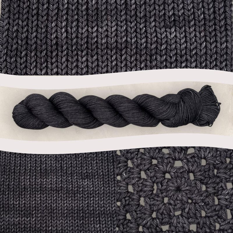 Red Wool Dk Sock Yarn Charcoal - Etsy UK