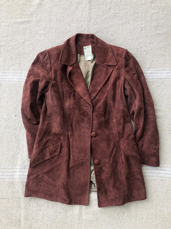 1960s Suede Jacket Small - image 1
