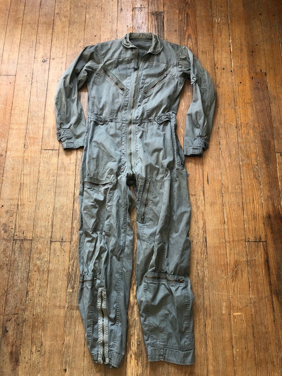 1950s Flight Suit Coverall Medium - image 1