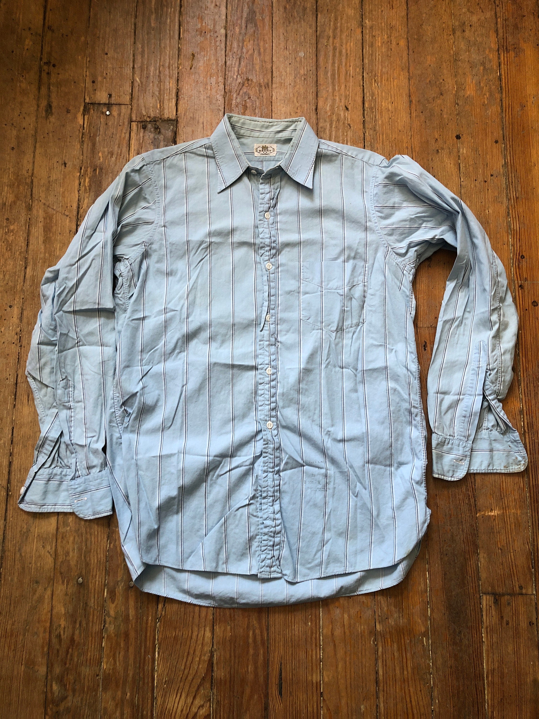 50s vintageBRENT cotton work shirt！