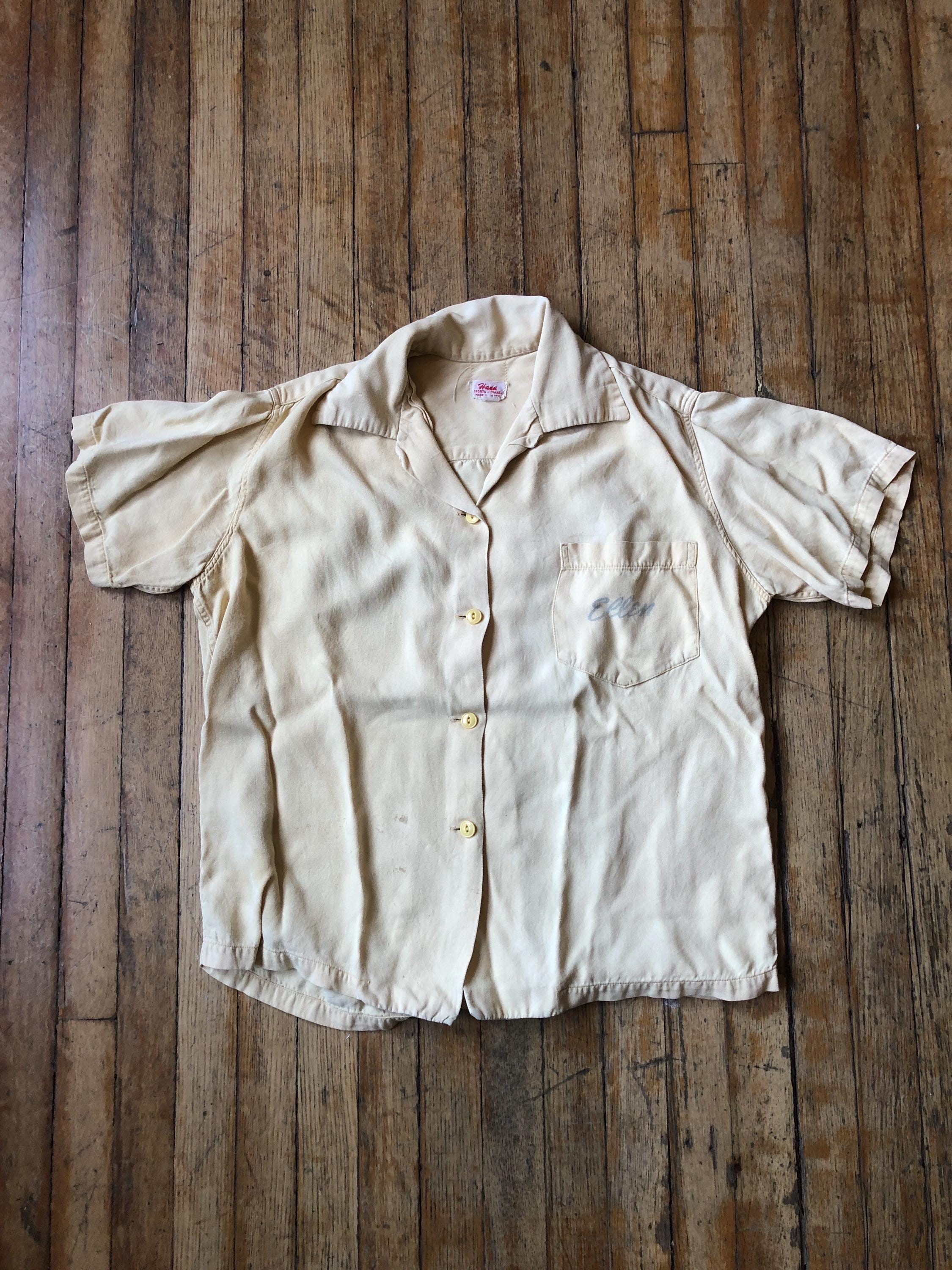 トップス 50s vintage rayon shirt 76d36278c17e4ae2c4f299546cbad2