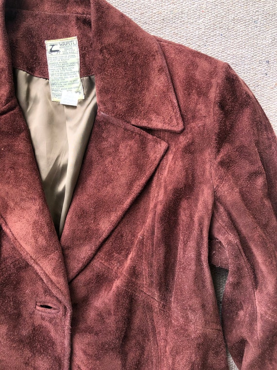 1960s Suede Jacket Small - image 4