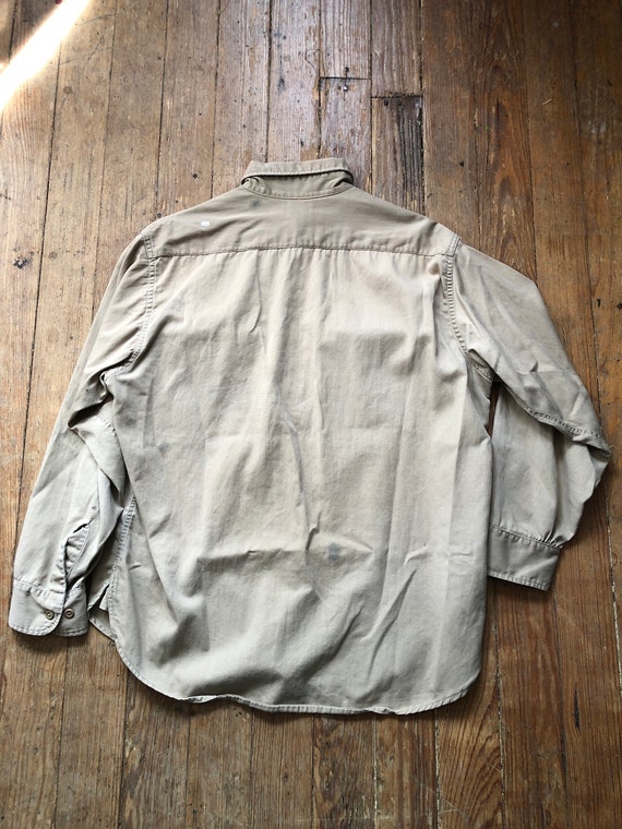 1950s Selvedge Penneys Big Mac Work Shirt Medium - image 5