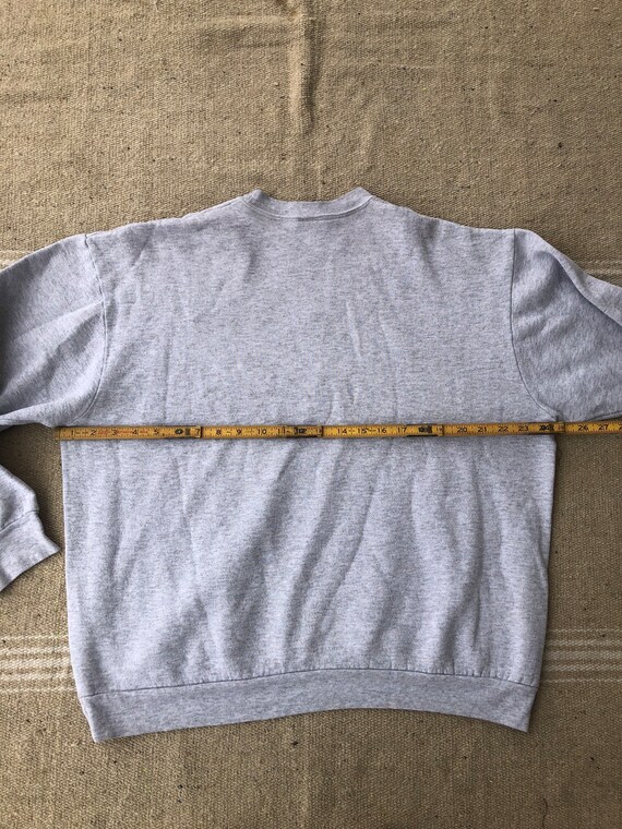 90s Grey Army Sweatshirt Small Medium - image 6