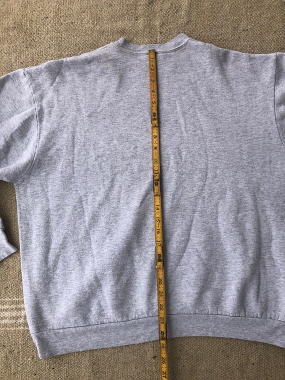 90s Grey Army Sweatshirt Small Medium - image 7