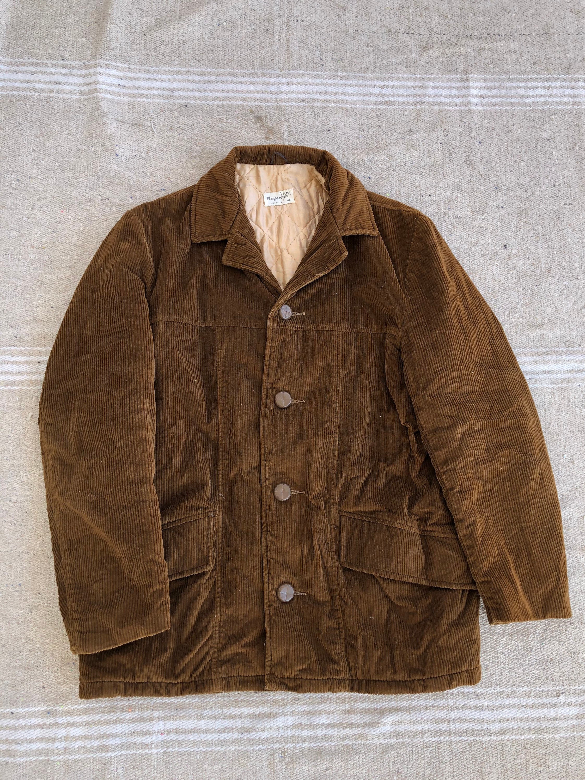 1960s Finger Hut Corduroy Jacket Medium - Etsy