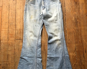 1970s JC Penney’s Flared Western Jeans 28