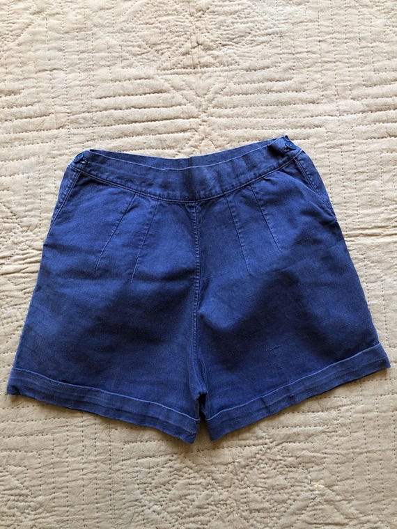 50s Double Side Button Fall Front Shorts 23 - image 1