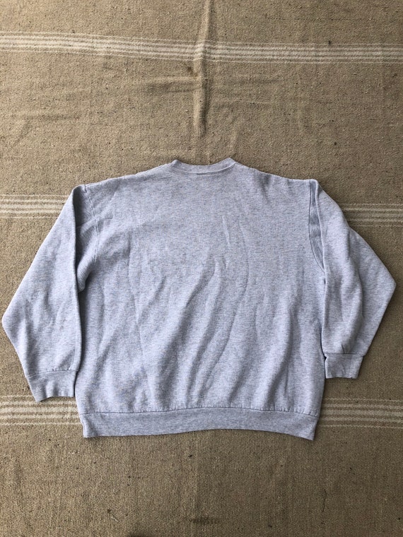 90s Grey Army Sweatshirt Small Medium - image 5