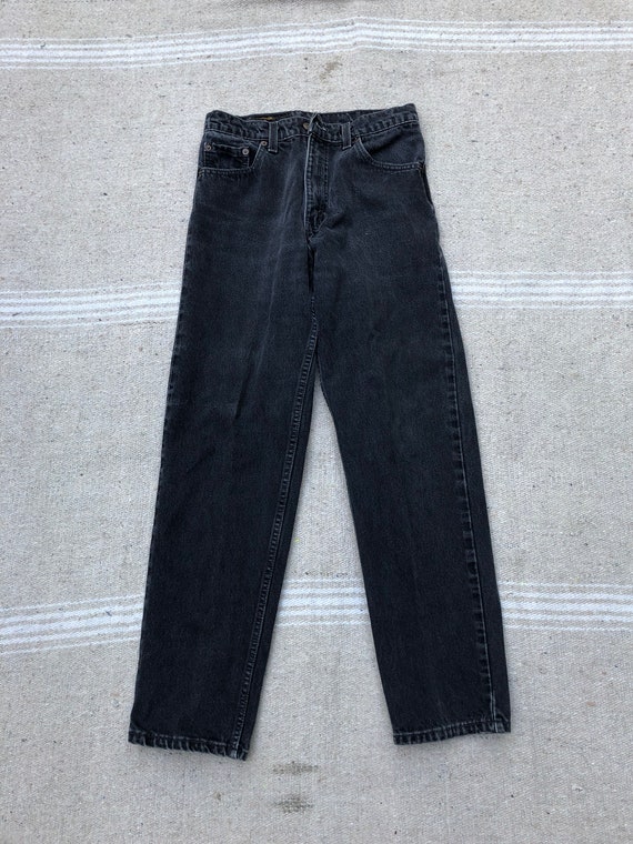 1990s Levi’s 550 Black Jeans 28