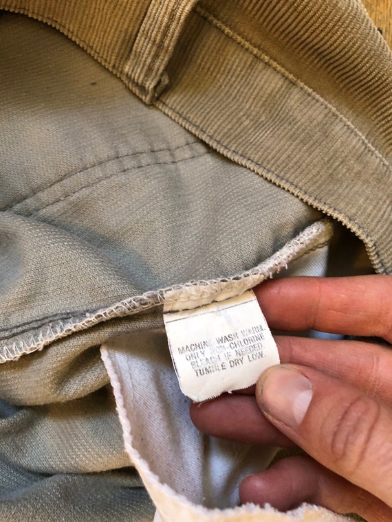 1990s Beige Levi’s Corduroy Pants 34 - image 4