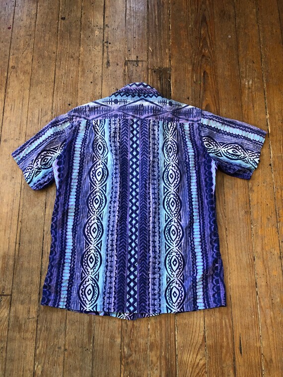 1950s Aloha Loop Collar Shirt Large - image 5