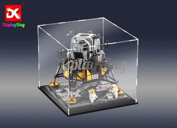 lego lunar lander display case