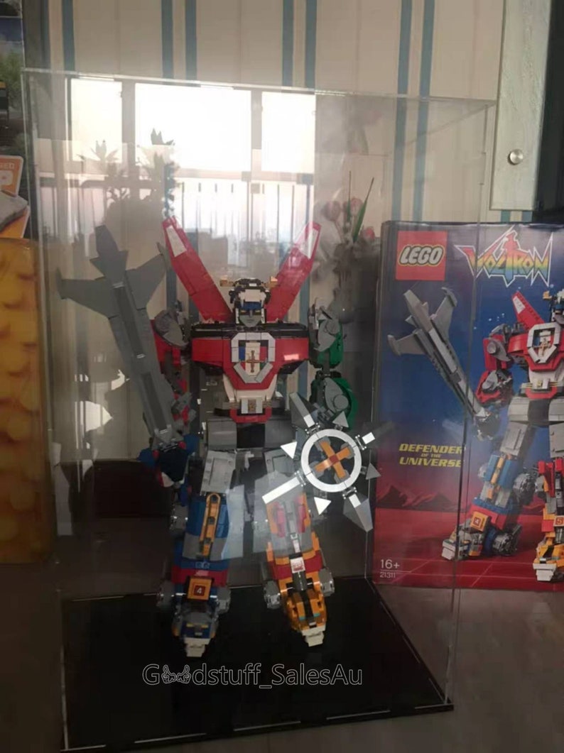 lego voltron display case