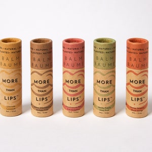 Lip Balm Canadian, Natural, Handmade, PETA Certified Vegan and Cruelty-Free, Organic, Eco-friendly, with Sun Protection image 1