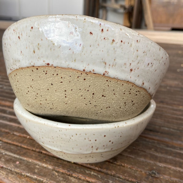 Hand-made cereal bowl