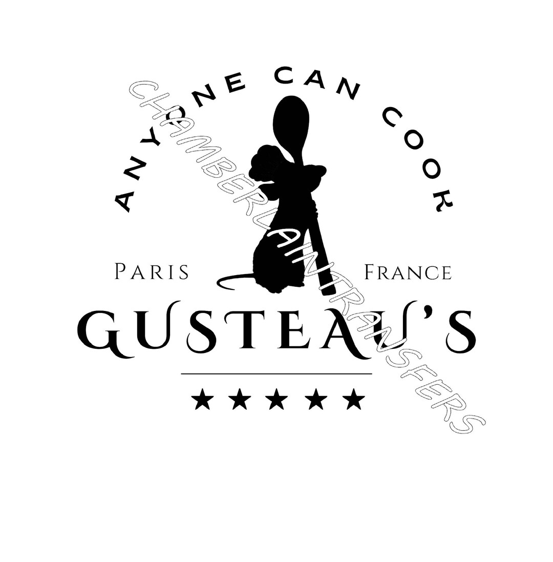 Remy Anyone Can Cook READY TO PRESS Sublimation Transfer Etsy