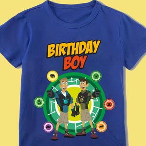 Decoración para fiesta infantil imprimible SVG PNG de Kratts para cumpleaños de niño