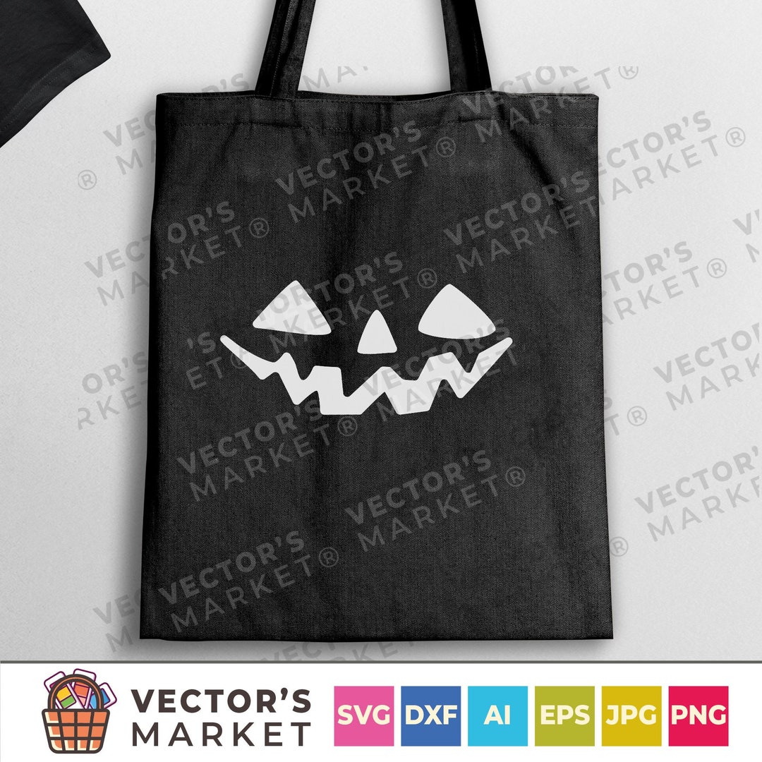 Pumpkin Face Svg Jack O Lantern Svg Halloween Svg File for Cricut ...