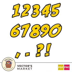 Clipart dell'alfabeto Wild Kratts SVG, download digitale del font Kratt Kids Party, inviti personalizzati fai da te per feste Wild Brothers con font Krattss in PDF immagine 4